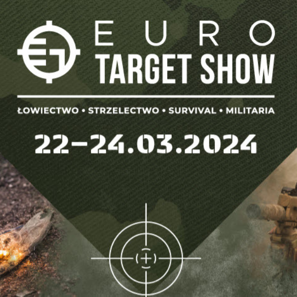 Zdjęcie przestawia baner promocyjny euro target show łowiectwo strzelectwo survival militaria na stronie Portal DeltaGraphix.