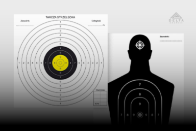 Zdjęcie przedstawia produkty z kategorii artykuły strzeleckie na stronie Portal Delta Graphix. Tarcze strzeleckie papierowe FRANCUZ sylwetka i tarcze strzeleckie papierowe.