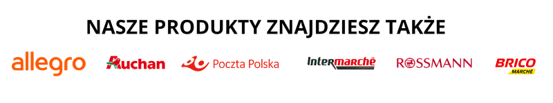 Zdjęcie przedstawia logo partnerów u których znajdziesz nasze produkty.