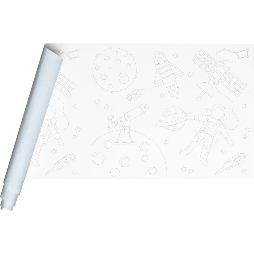 Fresk Kolorowanka Rolka Do Malowania 120g 50cm x 10m Przestrzeń.
