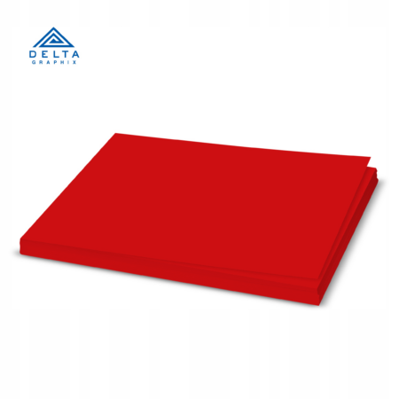 Papier kolorowy czerwony.