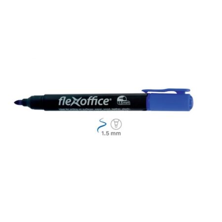 FlexOffice Marker Permanentny Niebieski 1,5 mm.
