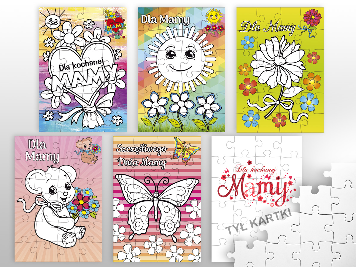 Puzzle na dzień mamy.