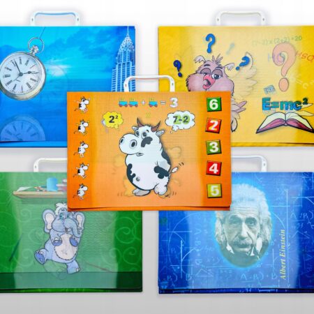 Teczki na dokumenty z efektem 3D.