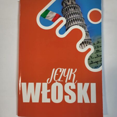 Zeszyt do języka włoskiego, czerwony.