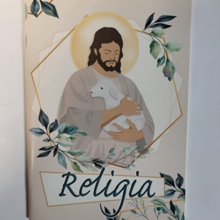 Zdjęcie Przedstawia: Zeszyt do Religii w Kratkę A5 32 kartek, z motywem Jezusa