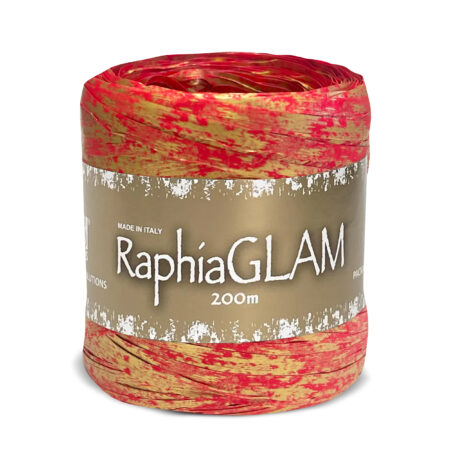 Rafia Syntetyczna Ozdobna 5m ROSSO.