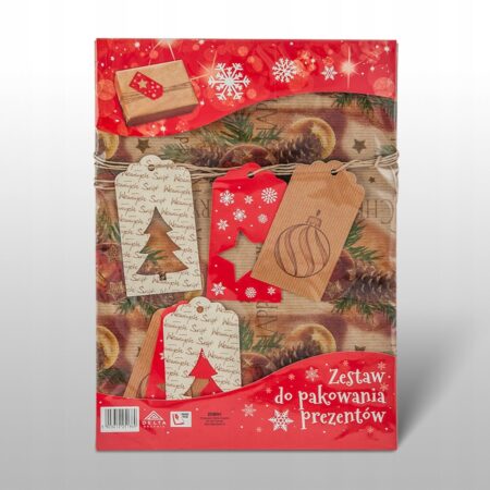 Zestaw do pakowania prezentów.