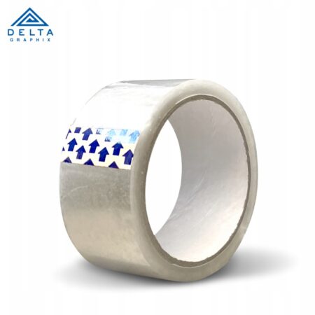 Taśma klejąca przezroczysta do pakowania szerokość taśmy 48mm, długość rolki 54m.