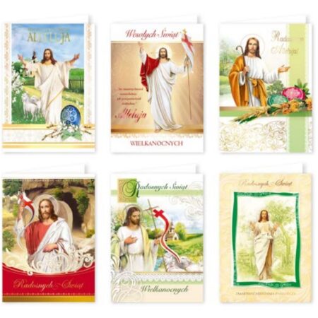 Karnet Wielkanocny religijny.