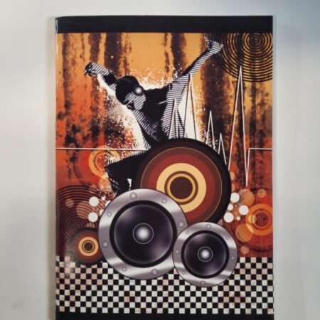 Zeszyt z tańczącym chłopakiem.