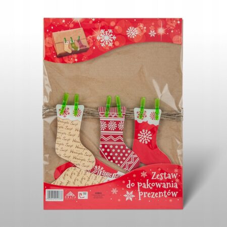 Zestaw do pakowania prezentów.