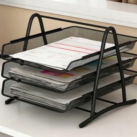 Organizer przybornik 3 Szuflady na dokumenty 29,5 cm x 29 cm x 27 cm.