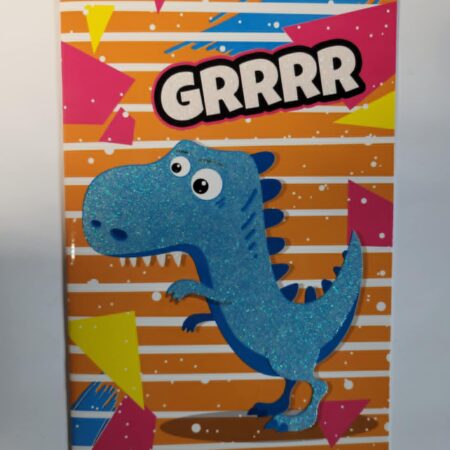 Zeszyt z dinozaurem.