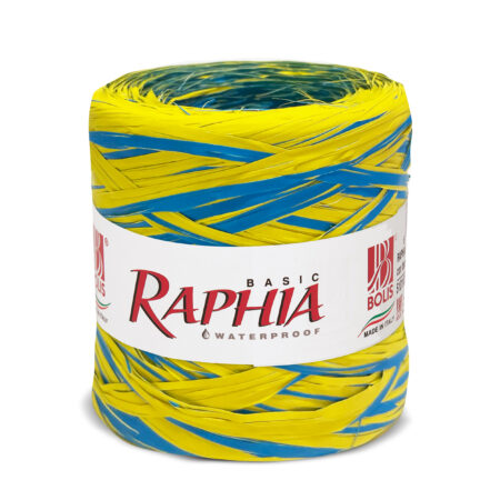 Rafia Syntetyczna Ozdobna 200 m BLU/GL.