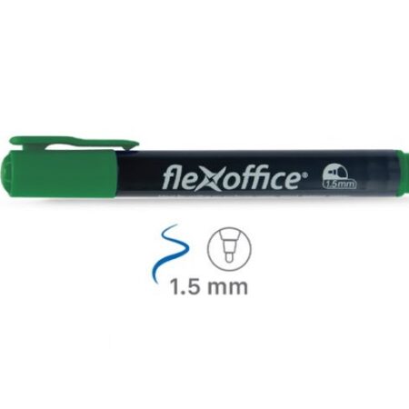FlexOffice Marker Permanentny Zielony 1,5 mm.