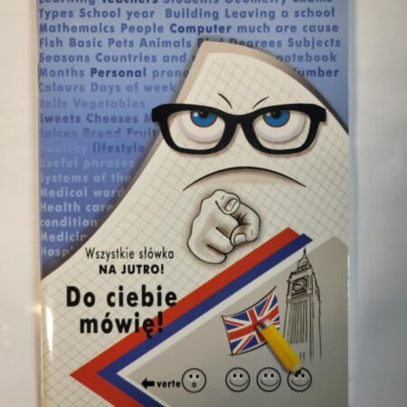 Zeszyt do języka angielskiego, niebieski.