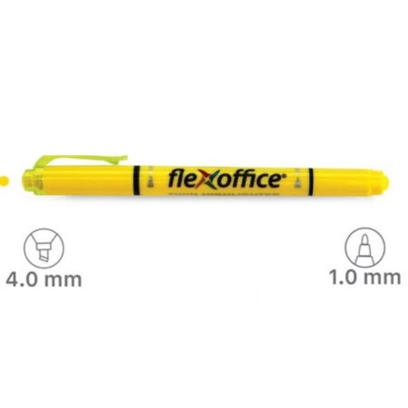 FlexOffice Marker Zakreślacz Żółty 1 mm / 4 mm.