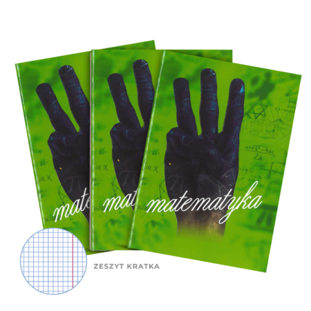 Zeszyty w kratkę do matematyki.
