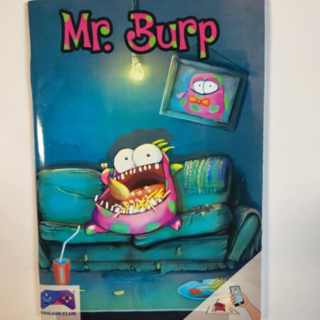 Zeszyt z napisem Mr. Burp.