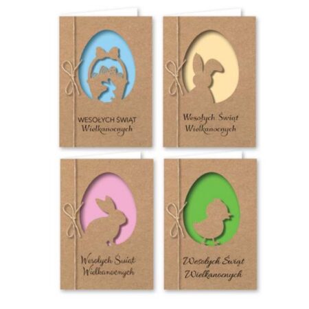Karnet Wielkanocny Świecki B6 różne warianty.