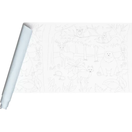 Fresk Kolorowanka Rolka Do Malowania 120g 50cm x 10m Leśna Sztuka.