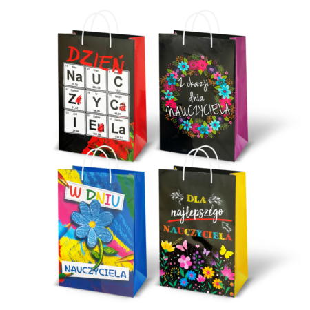 Torebki z okazji dnia nauczyciela.