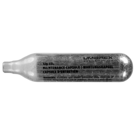 Kapsuła czyszcząca CO2 12 g firmy Umarex zawierająca olejek czyszcząco-konserwujący broń.