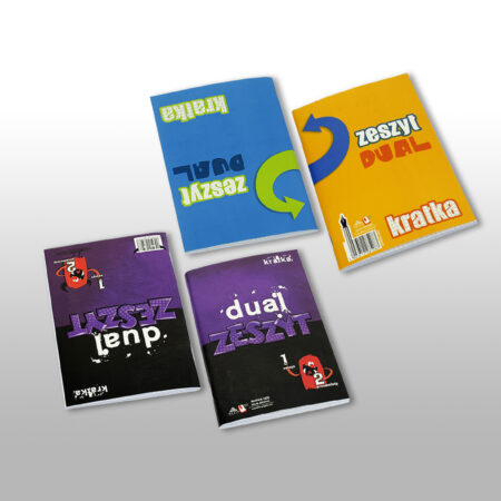 Zdjęcie Przedstawia: Zeszyt w Kratkę A5 DUAL Dwustronny