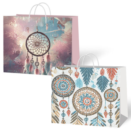 2 wzory torebek prezentowych, mix wzorów