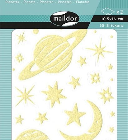 Naklejki Świecące w Ciemności - Planety