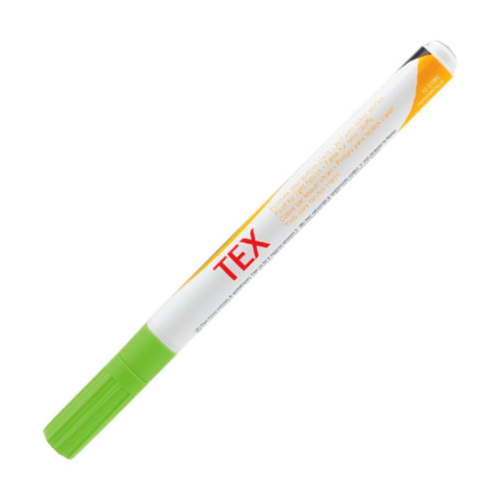 Marker olejowy tekstylny, z napisem tex