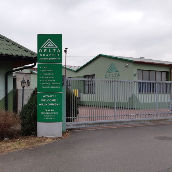 Zdjęcie przedstawia budynek Firmy Delta Graphix.