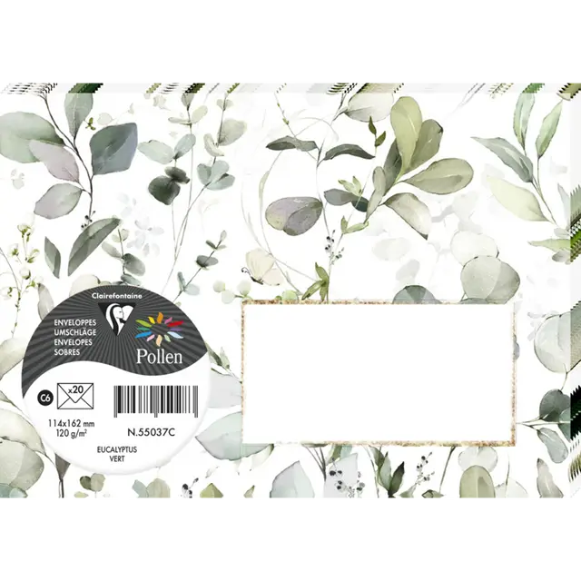 koperty ozdobne clairefonatine pollen, motyw kwiatowy