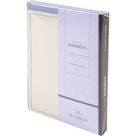 Elegancki bloczek papieru listowego marki G. Lalo w jasnym kolorze