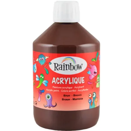 Zdjęcie przedstawia Farba Akrylowa - 500ml Brązowa