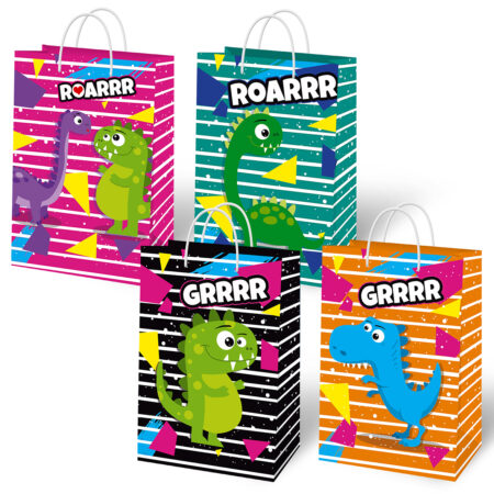 zdjecie przedstawia: Torebka Ozdobna Średnia Dziecięca ze smokiem GRRRR