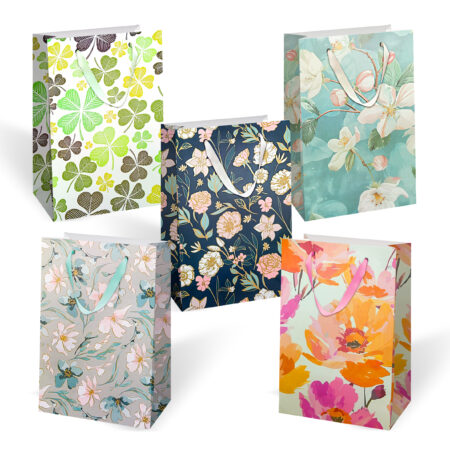 Zdjęcie przedstawia Torebka Ozdobna średnia z motywem kwiatowym.