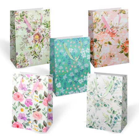 Zdjęcie przedstawia Torebka Ozdobna mała z motywem kwiatowym.