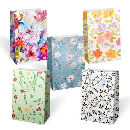 Zdjęcie przedstawia Torebka Ozdobna Duża z motywem kwiatowym