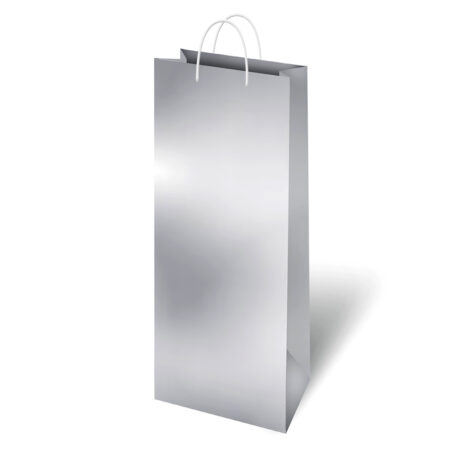 Zdjęcie przedstawia: Torebka Ozdobna Na Alkohol srebrna