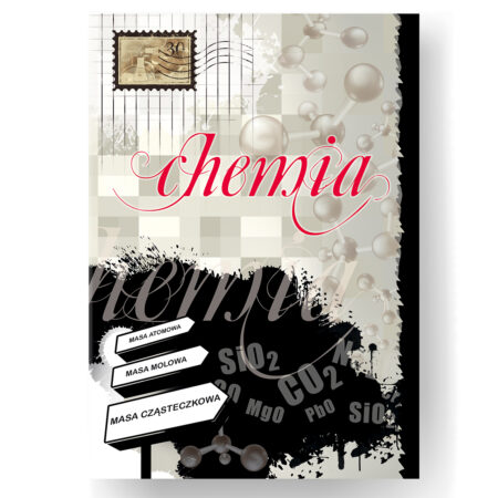 Zdjęcie przedstawia zeszyt w kratkę do chemii.