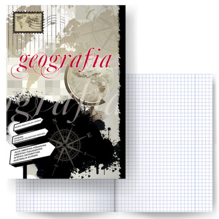 Zdjęcie przedstawia: Zeszyt Geografia w kratkę.