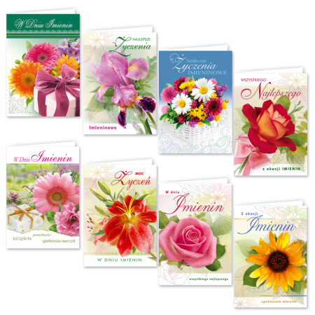Kartki wszystkiego najlepszego z okazji imienin.