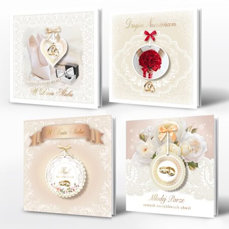 Kartki w dniu ślubu.
