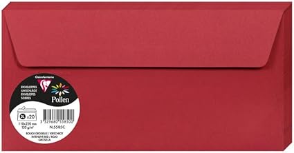 Koperty pyłkowe intensywny czerwony.