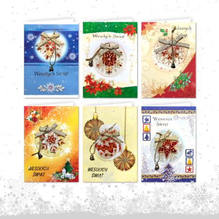 Kartki bożonarodzeniowe świeckie.