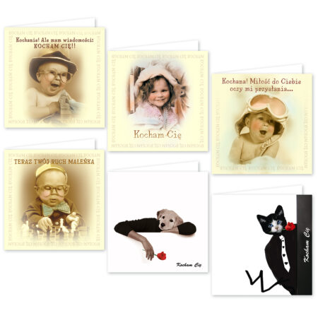 Kartki walentynkowe ze śmiesznymi obrazkami.